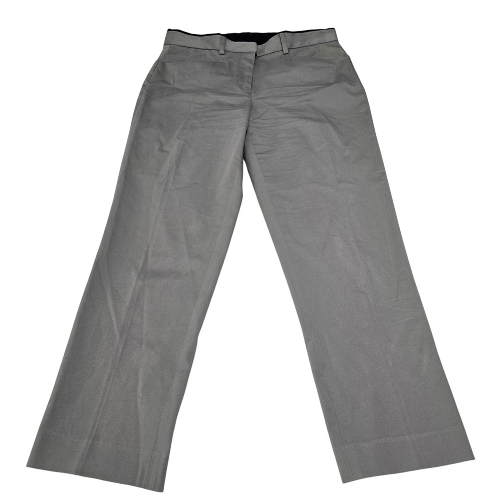 Rag & Bone New York Women's Grey Cotton Stretch Tailored Trousers Pants Size 2
